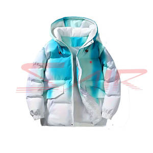 Veste matelassée d'hiver personnalisée pour hommes, veste en toile de haute qualité, nouveau design, fermeture à glissière, imperméable, tricotée et décontractée, vente en gros - Product Image 1