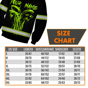 เสื้อยืดเซฟตี้สำหรับผู้ชายเสื้อเชิ๊ตผ้าฝ้าย100% พิมพ์ลายหัวกะโหลกระบายอากาศได้ - Product Image 4