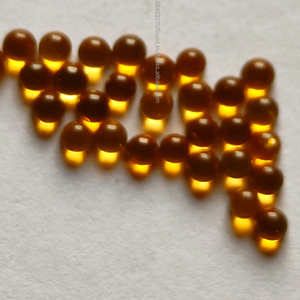 หินควอทซ์สีเหลืองมะนาวธรรมชาติทรงหลังแบนขนาด1-2มม. - Product Image 1