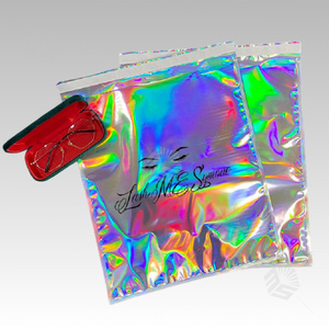 Tùy chỉnh bạc lá gửi thư Túi tự dính Holographic Laser Poly bưu phẩm quần áo bao bì túi - Product Image 4
