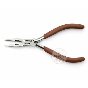 Pince à bec long rose avec poignée à chaîne et coupe-fil, outil de fabrication de bijoux pour femmes, en acier inoxydable, pour couper le fil et perler - Product Image 4