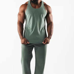 Label privé 100% coton hommes Gym débardeur Fitness vêtements de sport gilets personnalisé OEM service entraînement hommes débardeur à vendre - Product Image 4