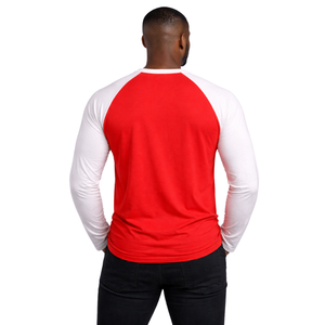 Kappa Alpha Psi Diamond K <b>White</b> Raglan <b>Long</b> <b>Sleeve</b> T-<b>Shirt</b> 1911 Cotton Greek Fraternity Tee Licensed Vendor Nupe Apparel - Product Image 2