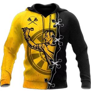 Sudadera con capucha con estampado personalizado para hombre y mujer, ropa informal holgada, sudaderas con personalidad con capucha y mangas caídas a la moda - Product Image 3