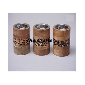Wooden Mubkhar Bakhoor Burner Set Of Two Superior Quality Mabkhara <b>Oud</b> Burner For Hotel Fragrance Use - Product Image 6