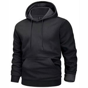 Sudaderas de Algodón para Hombre, con Logotipo Personalizado, Unisex, Gruesas, Lisas, Holgadas, con Capucha - Product Image 1