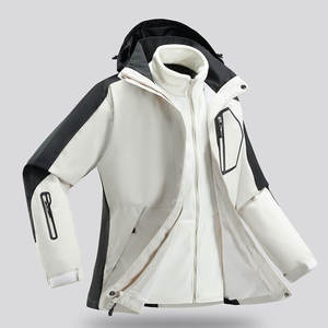 แจ็กเก็ตสกีกันน้ำสำหรับผู้ชายแจ็กเก็ตสกีหิมะและสกีขนาดใหญ่พิเศษออกแบบได้ตามต้องการ - Product Image 4