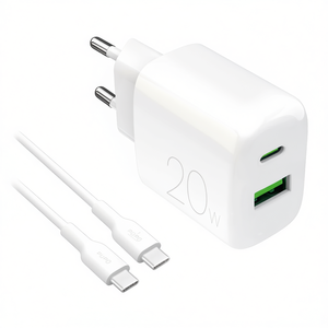 Kit de Cargador para Auto USB Tipo-A y Tipo-C PRO LITE 20W Blanco PUTCUSBAC20WDYKCCWHI Versión 2022 - Product Image 2