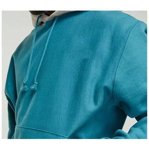 Sudadera con Capucha de Contraste, Felpa Gruesa, Bordada, Estilo Urbano, 100% Algodón, MOQ Bajo, Ropa de Moda, Descuento por Volumen, Diseño Gráfico - Product Image 2