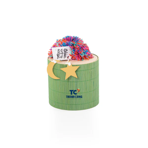 ตะกร้าไม้ไผ่ของขวัญสำหรับ2025ฉลองรอมฎอนและเทศกาลดิวาลีกล่องธรรมชาติทำด้วยมือสำหรับขนมและของขวัญ - Product Image 3