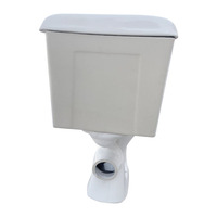 Siège de toilette WC en céramique blanche italienne de qualité supérieure, design moderne deux pièces avec couvercle de siège pour salle de bain