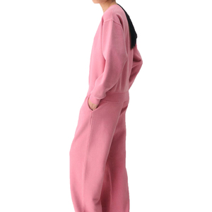 Jersey de cuello redondo de algodón 100% para mujer, jersey con logotipo personalizado, sudadera ecológica para mujer, sudaderas de gran tamaño para hombre, ropa de calle Unisex - Product Image 2