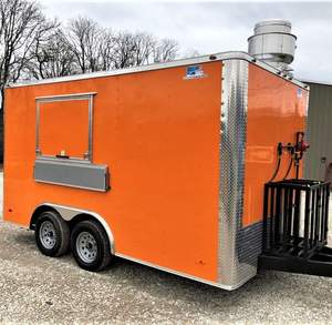 Chariot de glaces ambulant, remorque alimentaire d'occasion, camions de restauration usagés - Product Image 1