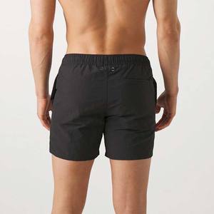 Haute qualité Logo personnalisé été imprimé coton Gym Shorts hommes sport Polyester cordon taille tenue décontracté hommes Shorts noir - Product Image 6