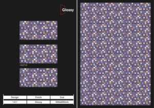 Carreaux muraux en céramique 300x600mm pour salle de bain et cuisine, finition brillante ou mate, surface sculptée effet sucre, design mural intérieur luxueux. - Product Image 4