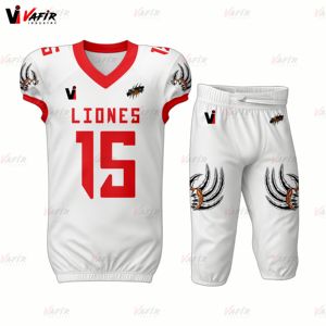 Meilleures ventes Uniforme de football américain avec design personnalisé Ensemble de vêtements d'entraînement à manches courtes en polyester respirant Impression par sublimation XL - Product Image 1