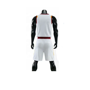 Ensemble maillot et short de basket-ball sans manches uniforme d'équipe personnalisé pour hommes Kit ODM imprimé par sublimation fournisseur de vêtements de sport en gros - Product Image 6