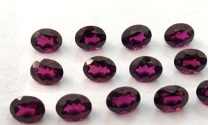 Grenat rhodolite rose naturel, taille ovale, 3x5 mm à 7x9 mm, facetté - Grenat rhodolite rose en vrac, qualité AAA - Product Image 2