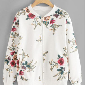 2025 ropa informal sublimación impresa cremallera completa manga larga diseño personalizado ropa informal al aire libre hombres y mujeres chaqueta impresa - Product Image 5