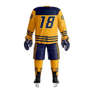 Uniforme de Hockey sobre Hielo Personalizado Profesional 2026, Ligero, de Manga Larga, para Jugador - Product Image 2