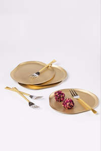 Vente en gros Ensemble de fourchettes en métal doré fait à la main pour la décoration de table au meilleur prix de l'Inde - Product Image 5