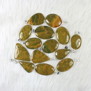 Lote de colgante de jaspe oceánico al por mayor para mujer, collar con colgante de piedras preciosas de jaspe oceánico, colgante a granel, suministro de joyería al por mayor - Product Image 5