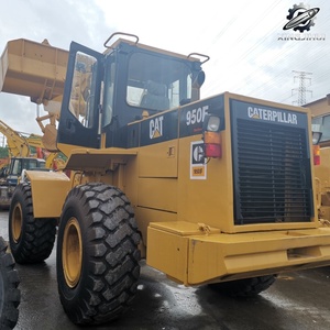 Chargeuse sur pneus Caterpillar 950F d'occasion, 15 tonnes, godet de 3 m³, marque japonaise d'origine, construction, faible nombre d'heures, certifiée CE, d'occasion - Product Image 5