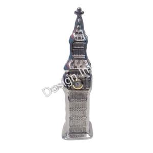 Reloj de escritorio de oficina, modelo alto de Torre Eiffel, reloj de aluminio fundido hecho a mano, aspecto muy elegante, reloj de mesa único para Decoración - Product Image 1