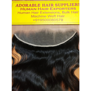 Cheveux indiens Remy bruts à cuticule alignée 5x5 4x4 13x6 13x4 pour Swiss pour dentelle frontale fermeture couleur naturelle tissage droit - Product Image 2