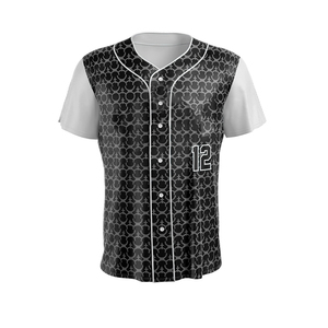 Unisex Double Knitted 100% Cotton <b>Baseball</b> Jersey with Mesh Back Quick Dry Breathable & Anti-Bacterial Features - Product Image 3