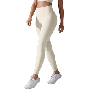 Mallas deportivas de compresión de talla grande con logotipo personalizado para mujer, mallas de Spandex sin costuras para yoga, mallas para mujer - Product Image 1