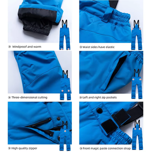 Ensemble de Combinaison de Ski pour Hommes Grande Taille, Hiver, Chaud, Coupe-Vent, Imperméable, Respirant, Évacuation de l'Humidité, 100% Polyester -Tex, Sports de Neige - Product Image 4