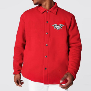 Logotipo personalizado hombre camisa cuello liso forrado pesado lona Cargo bolsillos entrenadores lluvia chaqueta diseñador trabajo chaqueta para niños - Product Image 5