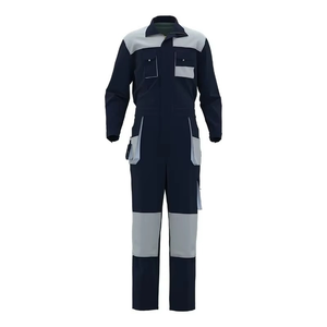 Combinaisons de travail en coton pour hommes, tenues d'atelier de construction à poches multiples, combinaison antistatique pour printemps et automne - Product Image 4