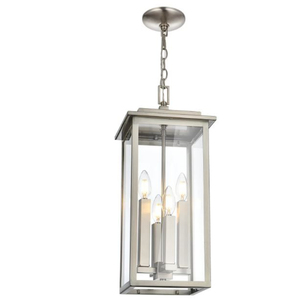 Cao Cấp Màu Đen Kết Thúc Kim Loại Sắt Treo Đèn Lồng Đèn Thiết Kế Cổ Điển Trong Nhà Đèn Lồng Sét Nhà Hàng Trang Trí Nội Thất Đèn - Product Image 2