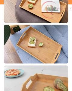 Bandeja de Servir de Madera con Asas Cómodas, Diseñada para Servir Fácilmente - Product Image 6