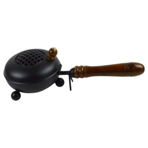 Décor Noir Finition Design Brûleur d'encens Décoration intérieure avec brûleur d'encens en métal avec poignée Porte-encens design - Product Image 3