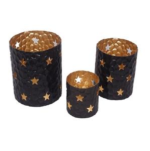 Porte-bougie de Noël en métal décoratif pour centre de table, porte-bougie de Noël pour la décoration de la maison - Product Image 4