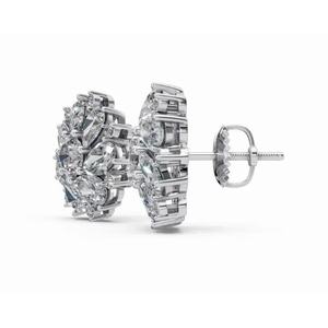 Pendientes de Diseño de Pera con Radiance de Persefón en Oro de 14 Quilates, Joyería Cultivada en Laboratorio, Venta al por Mayor, Proveedor OEM - Product Image 2