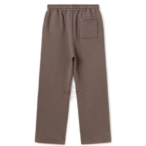 Pantalons de survêtement pour hommes, écologiques, délavés à l'acide, en molleton lourd, personnalisés, en tissu éponge français respirant, streetwear - Product Image 6