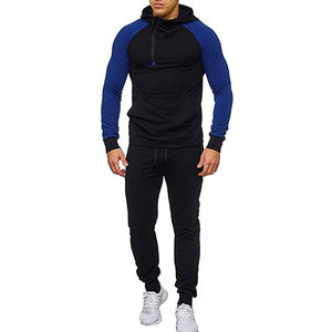 Unisex Otoño Invierno ropa deportiva conjunto Casual pulóver Sudadera con capucha sudaderas y pantalones 100% algodón ropa de hombre al por mayor - Product Image 1