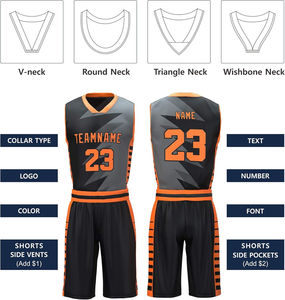 2025 uniformes de baloncesto hechos a medida camisetas de alta calidad pantalones cortos con logotipo de equipo y opciones de números característica transpirable OEM - Product Image 6