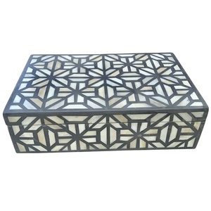 Vente chaude en gros Mère de perle Incrustation Boîte Boîte à bijoux décorative avec la fabrication au prix de gros pour l'exportation - Product Image 1