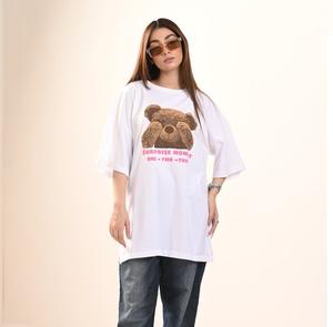Fabricante a granel de talla grande, camiseta grande de talla grande para mujer, camisetas grandes de talla grande, camiseta grande sólida de algodón orgánico para mujer - Product Image 5