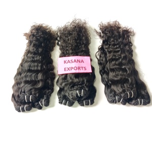 Extensiones de Cabello Humano Virgen Indio 100% Natural Sin Procesar con Cutícula Alineada, Doble Trama a Máquina, Color Negro para Mujeres - Product Image 3