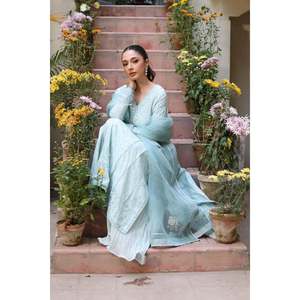 Conjunto de traje para mujer Azurina Kalidaar y Dupatta - Product Image 4