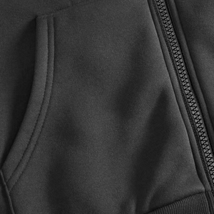 Sweat-shirt oversize pour femme en molleton 100% coton avec fermeture éclair, logo sur le devant, décontracté, de haute qualité, automne, Y2K, Noël, écologique - Product Image 4