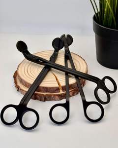 Gold plated metal <b>candle</b> <b>wick</b> trimmer essential accessory for clean <b>candle</b> burning and elegant tabletop presentation - Product Image 3