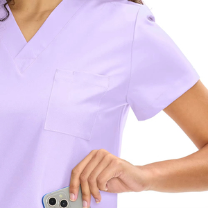 Conjuntos de Uniformes Médicos Elegantes 2025, Uniforme de Enfermera para Hospital, Conjunto de Uniformes Médicos de Manga Corta para Mujer, Conjuntos de Jogger Médicos - Product Image 4