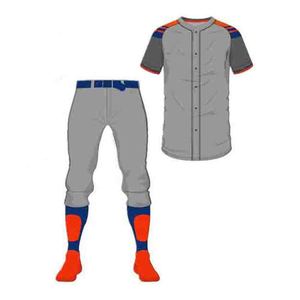 Uniformes de Béisbol Transpirables y Cómodos de Nuevo Estilo, Uniformes de Béisbol de Poliéster Personalizados de Buena Calidad y Gran Venta - Product Image 3
